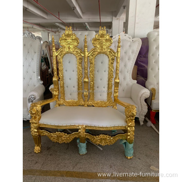 queen event throne chair love seat for sale